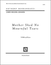 Mother Shed No Mournful Tears TTBB choral sheet music cover